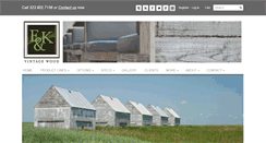 Desktop Screenshot of ekvintagewood.com